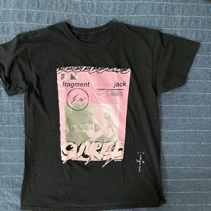 Travis Scott Cactus Jack For Fragment Pink Sunrise T-shirt